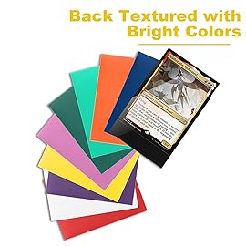 Yellow Card Sleeves 200 Pack Compatible with MTG Card Sleeves, Sturdy Sleeves Matte Back Finish, Perfect Shuffling - Protect All Your Trading Cards Collectible Cards, Never Tear