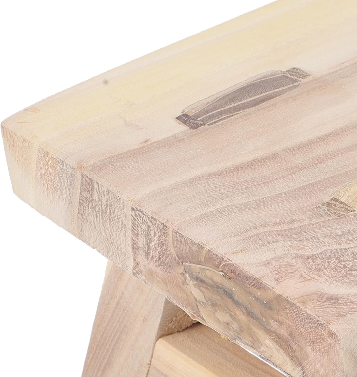 PRETYZOOM Solid Wood Bench Wooden Stools Small Stool Kids Wooden Step Wood Step Wood Foot Low Small for Kids Short