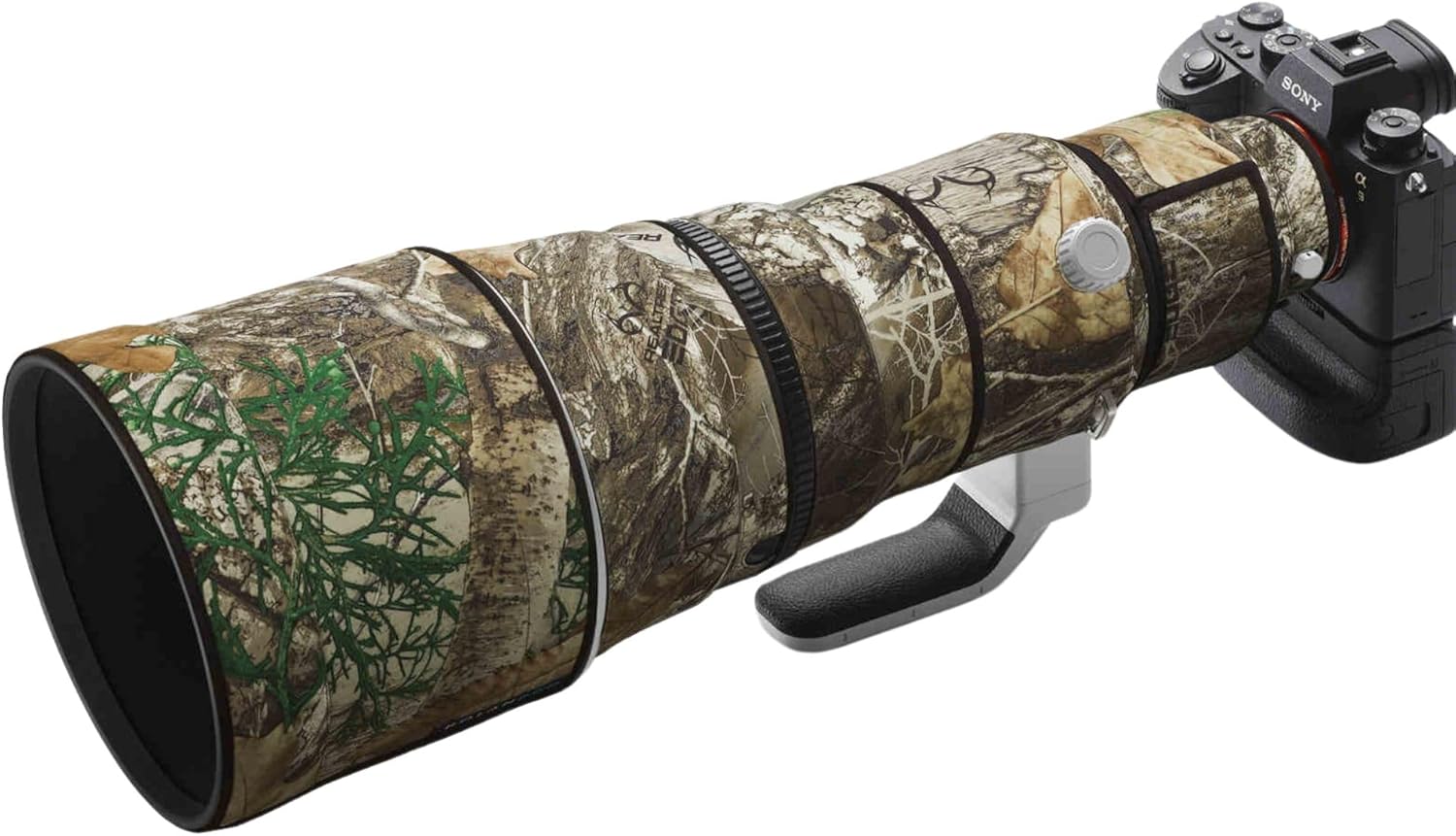 ROLANPRO Nylon Waterproof Lens Camouflage Rain Cover for Sony FE 600mm F/4 GM OSS Lens Protective Case Guns Clothing-#20 Jungle Waterproof