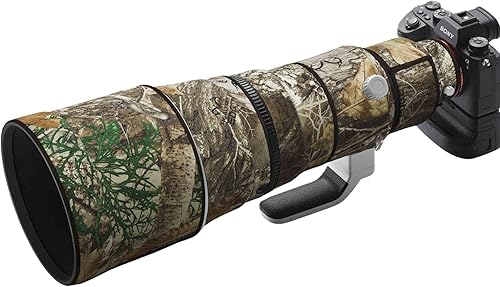 Miniatura 9 de ROLANPRO Impermeable Lente Camo Cubierta de lluvia para Sony FE 23.622 in F/4 GM OSS -# 16 Verde JungleB Impermeable