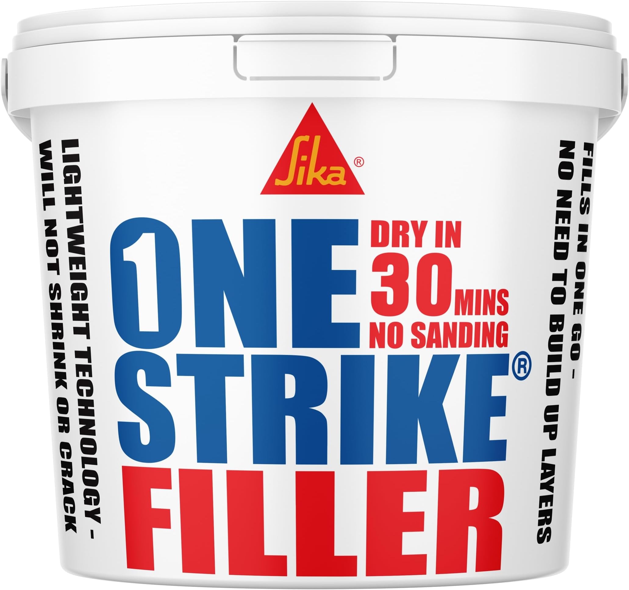 Everbuild One Strike Multi-Purpose Ready To Use Filler, White, 1 Litre