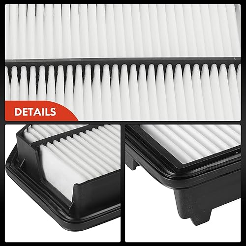 Miniatura 8 de A-Premium Filtro de aire de motor compatible con Honda CR-V CRV 2012 2013 2014 - L4 2.4L - Reemplazo # 17220-R5A-A00
