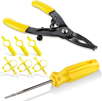 8 Pcs Sprinkler Adjustment Tool Set, Spray Head Pull-Up Tool and Rotor Adjustment Key Compatible with Rain Bird 1800/5000 Series and Hunter PGP/MP Sprinkler Heads for Lawn Irrigation Repair