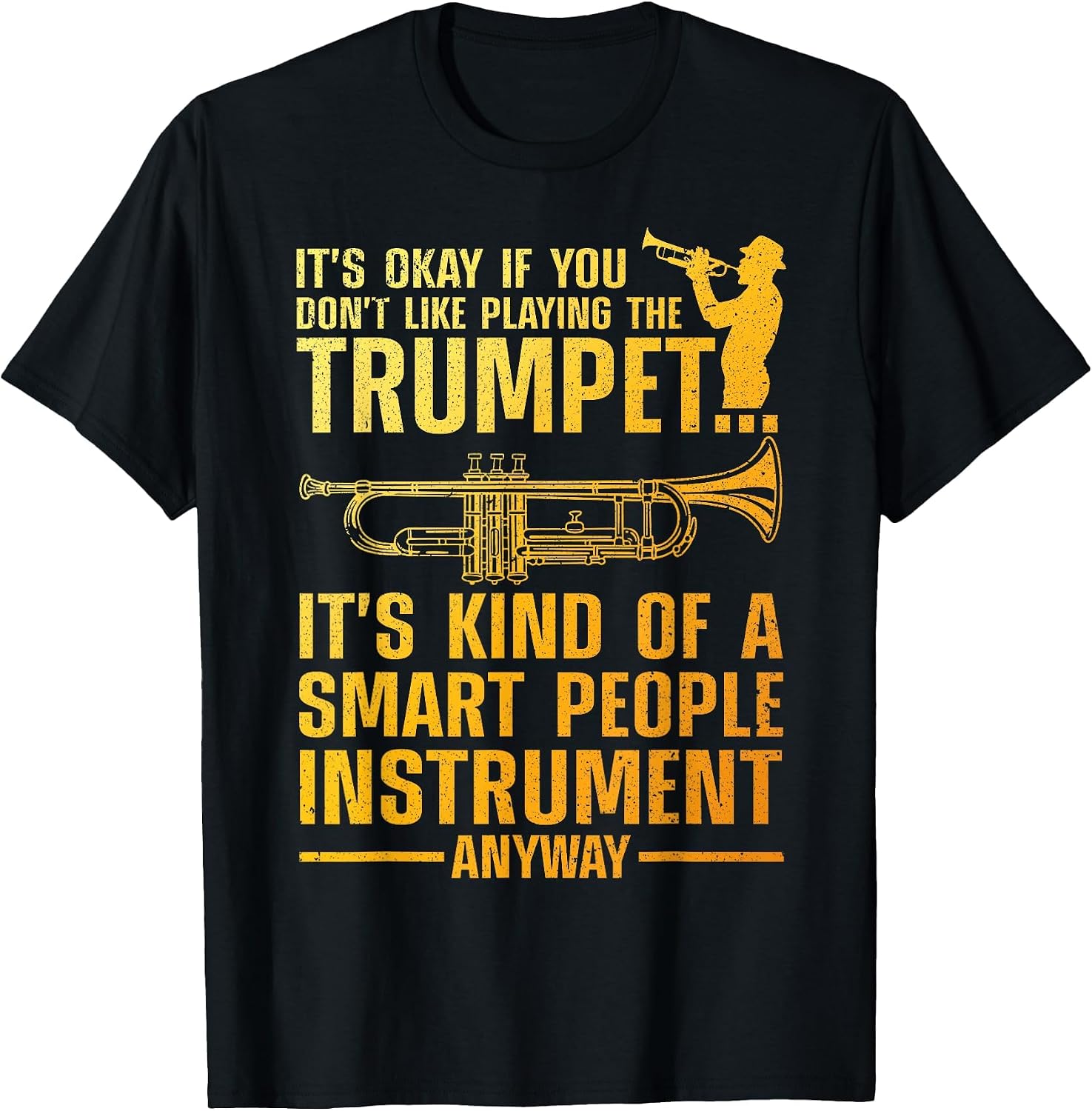 Cool Trumpet Art for Men Women Kid Trumpetist Trumpet Player T-Shirt