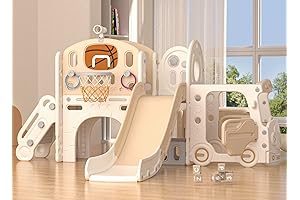 KORIMEFA 10-in-1 Toddler Slide: A Vibrant Playground for Young Explorers