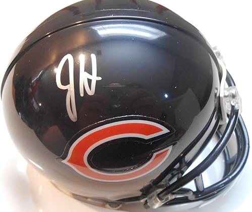 Jordan Howard Signed Chicago Bears Mini Football Helmet w/COA Indiana Pro Bowl - Autographed NFL Mini Helmets