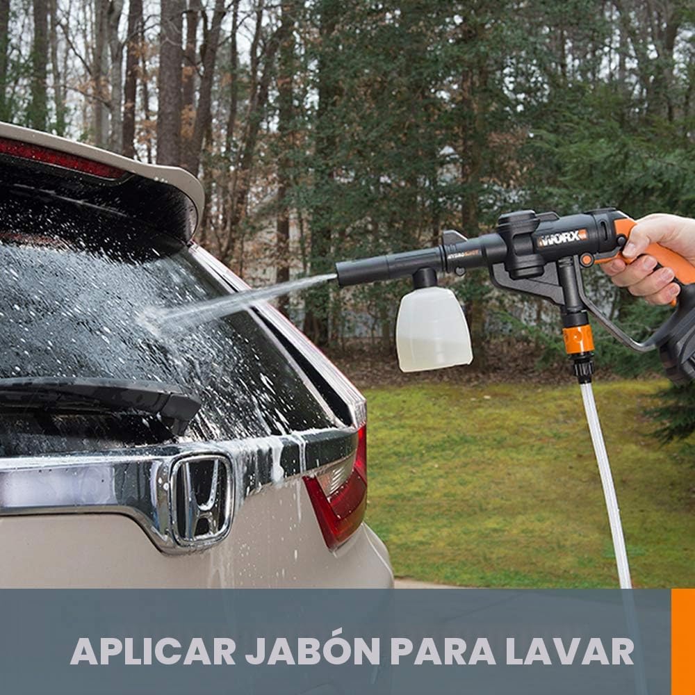 WORX Hydroshot Deluxe WA4072 Kit de Limpieza | Amplía las posibilidades de limpieza Hydroshot con varios accesorios específicos para tareas.