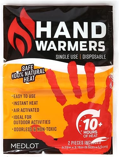 Miniatura 2 de MEDLOT Paquetes de calentador de manos calientes, 20  40 pares, calentador de bolsillo desechable para mantener tus manos calientes y calientes,