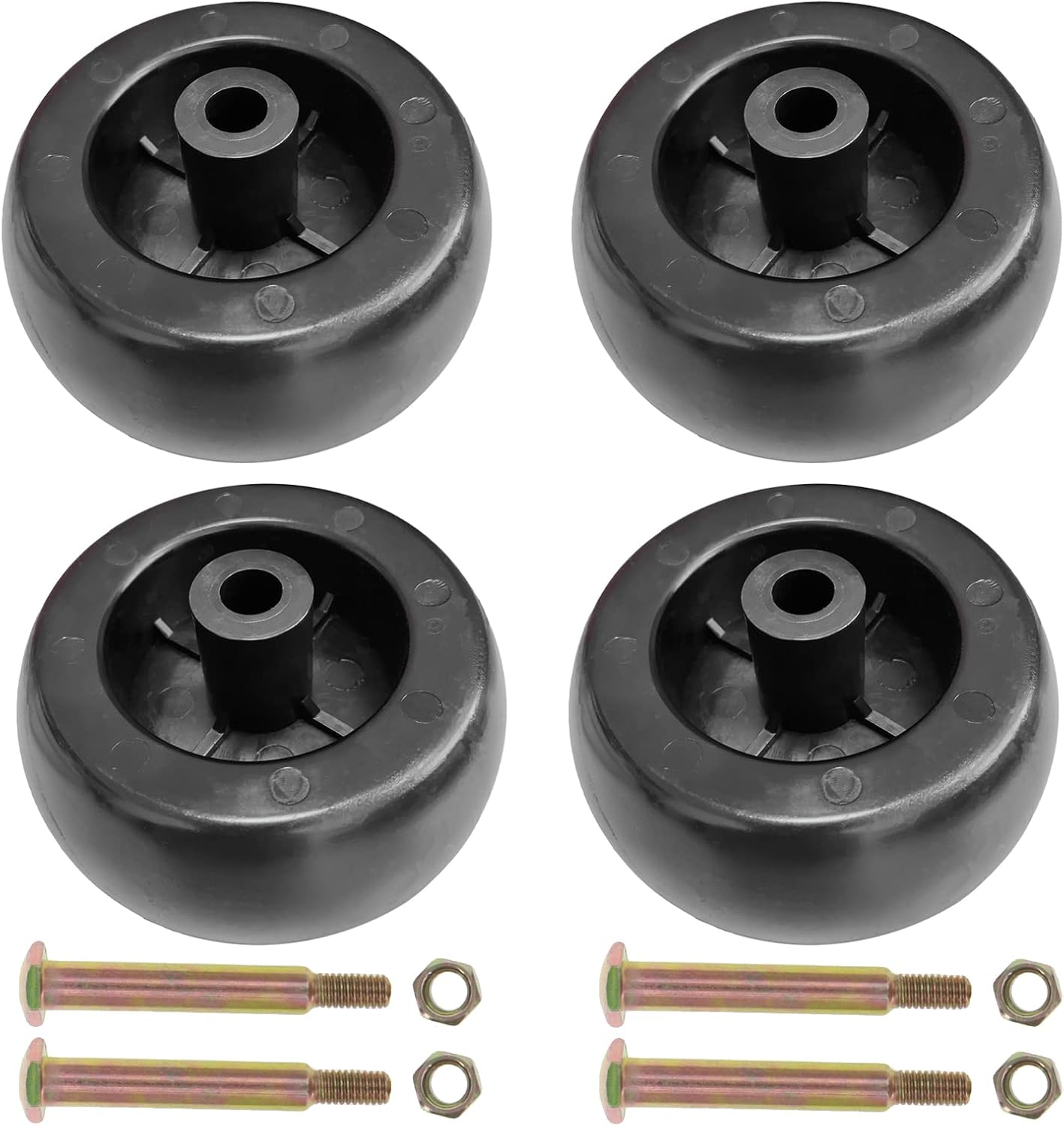 Deck Wheels 532133957 133957 for Craftsman MTD 734-03058 174873 M84690 753-04856 (4)