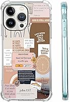 Vista 33 de Cubierta de Teléfono con Versículos de la Biblia y Citas Cristianas de Jesús en Collage, Funda Protectora Suave de TPU de Moda para iPhone 16 Pro, #1