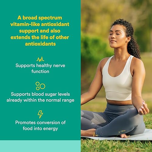 Miniatura 10 de Natural Factors Alpha-lipoic Acid 200mg Capsules, 60-Count