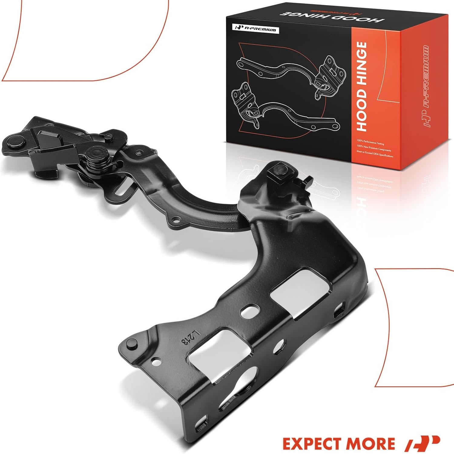 A-Premium Front Driver Hood Hinge Compatible with Mercedes-Benz E300 1995-1999 2017-2019, E350 2020-2023, E400, E450, E43 E53 E63 AMG S, CLS450, CLS53 AMG, Front Left Hood Hinge