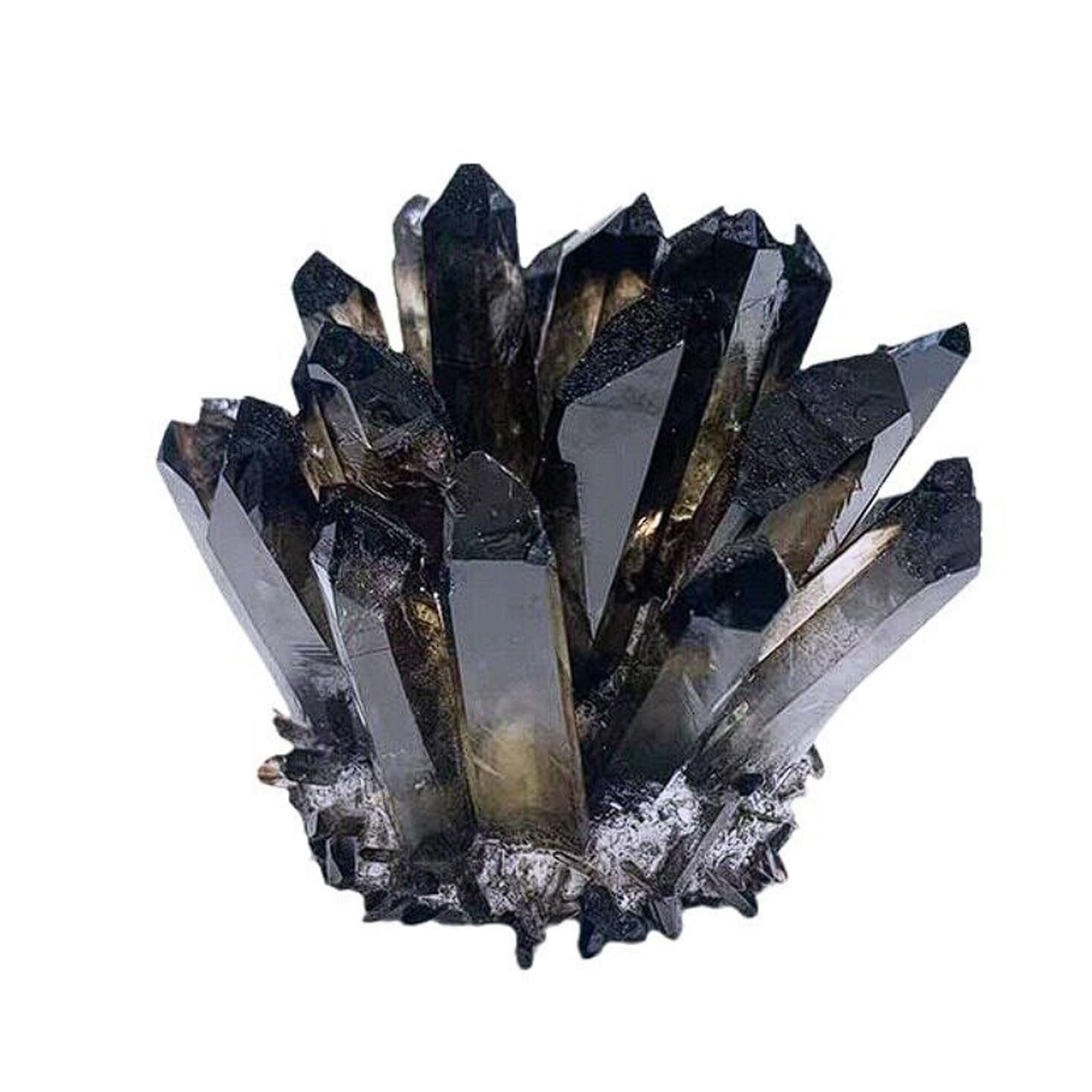 Quartz fumé grappe de cristal de roche noire 800g pour recharger un bracelet