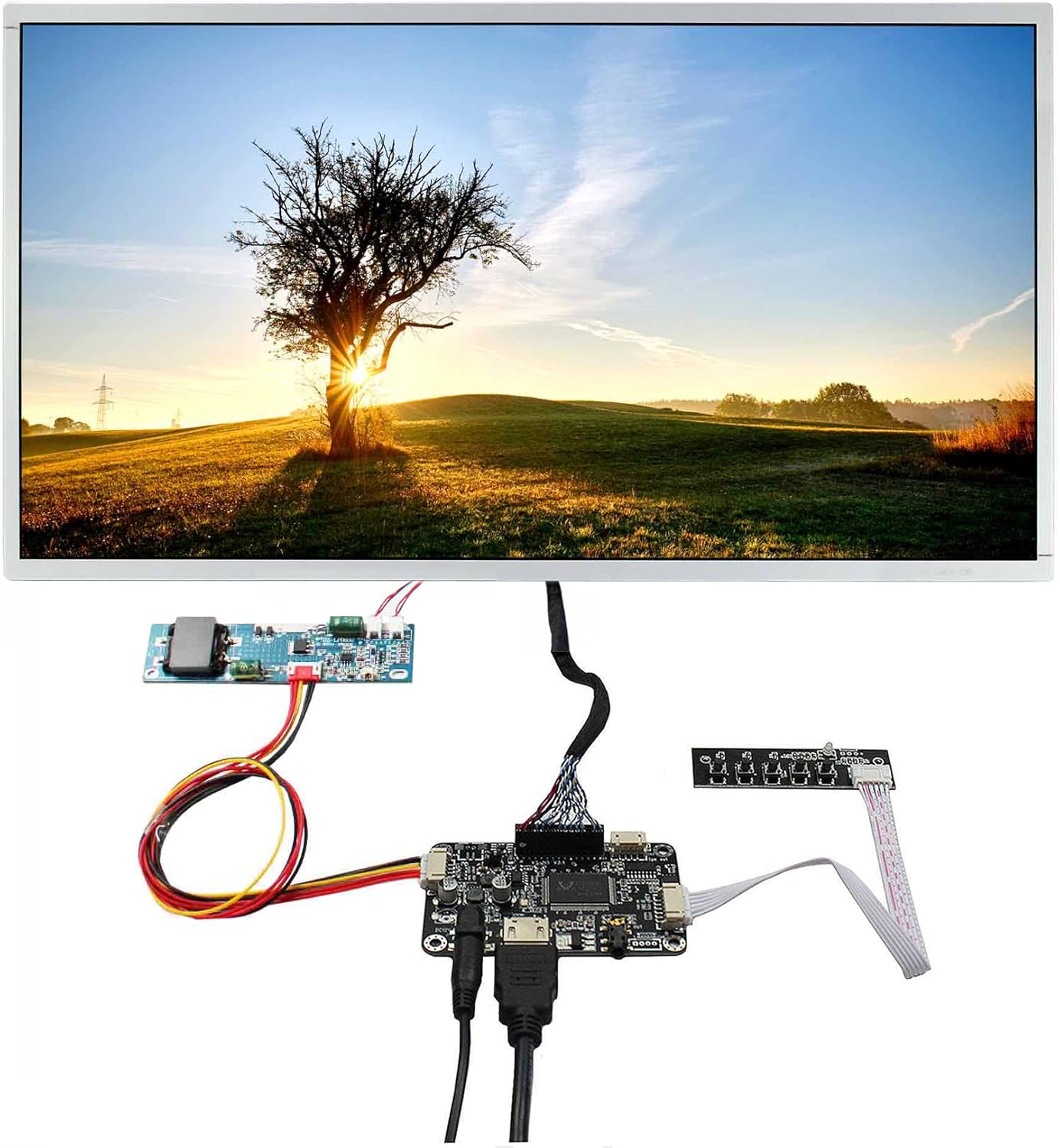 VSDISPLAY 15.6 Inch 1000 Nits LCD Touchscreen - 1920x1080 High Brightness Monitor With USB