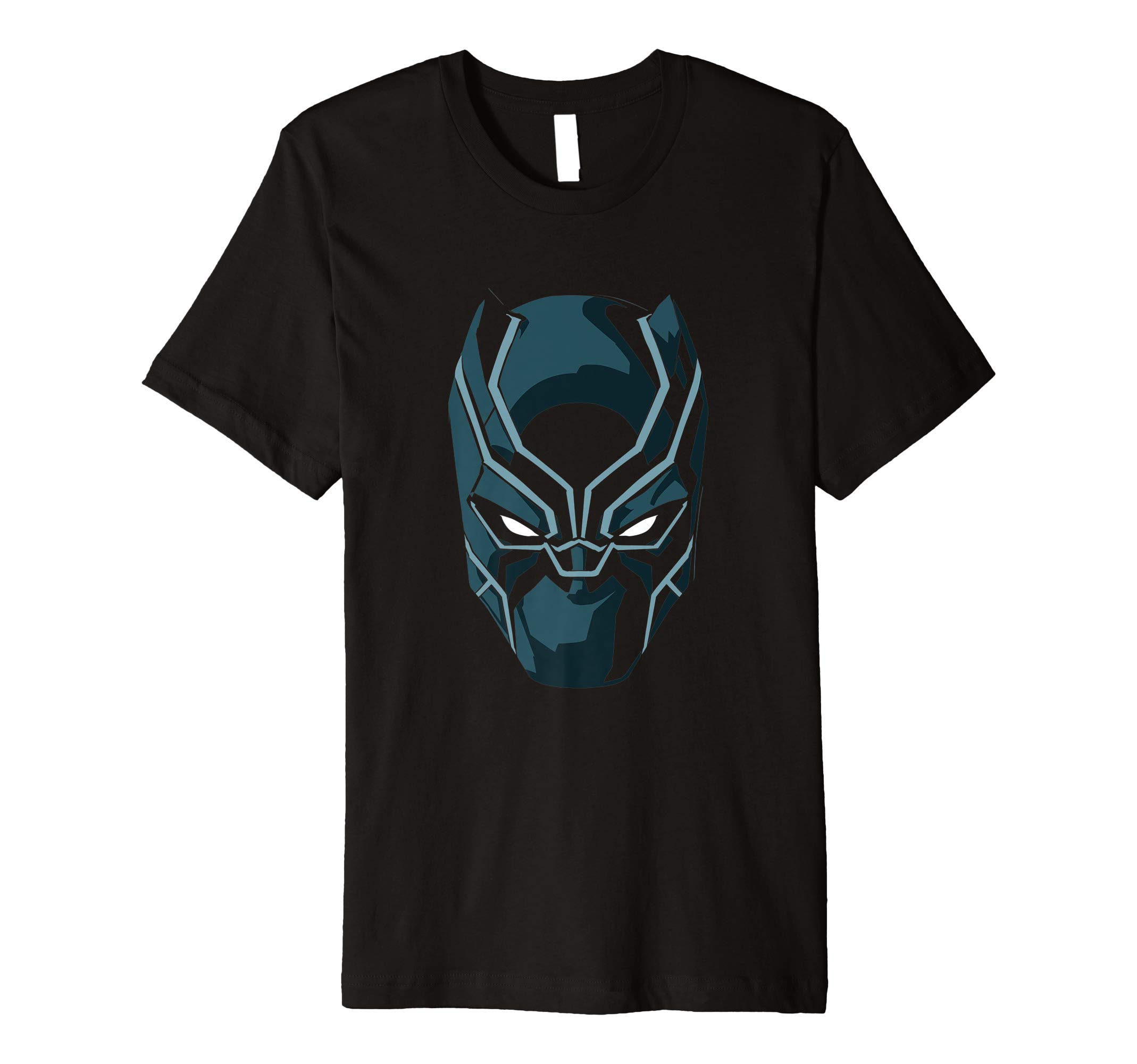 Marvel Black Panther Super Hero Mask T-Shirt T-ShirtOEKO-TEX STANDARD 100