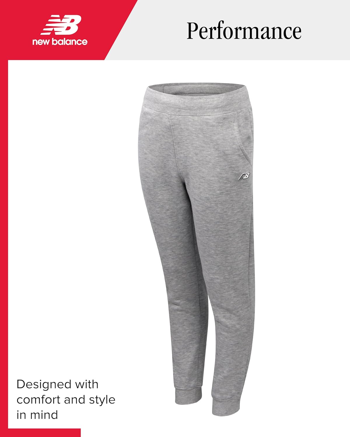 New Balance Boys Sweatsuit Set - 2 Piece Fleece Pullover Hoodie and Jogger Sweatpants - Active Sweatsuit (Sizes 2T-16) - Image 6