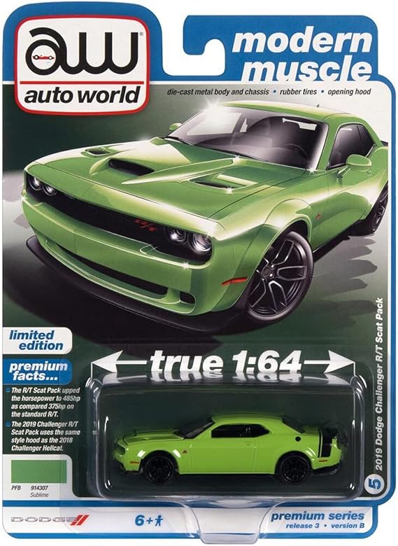 Auto World - 2019 Dodge Challenger Scat Pack