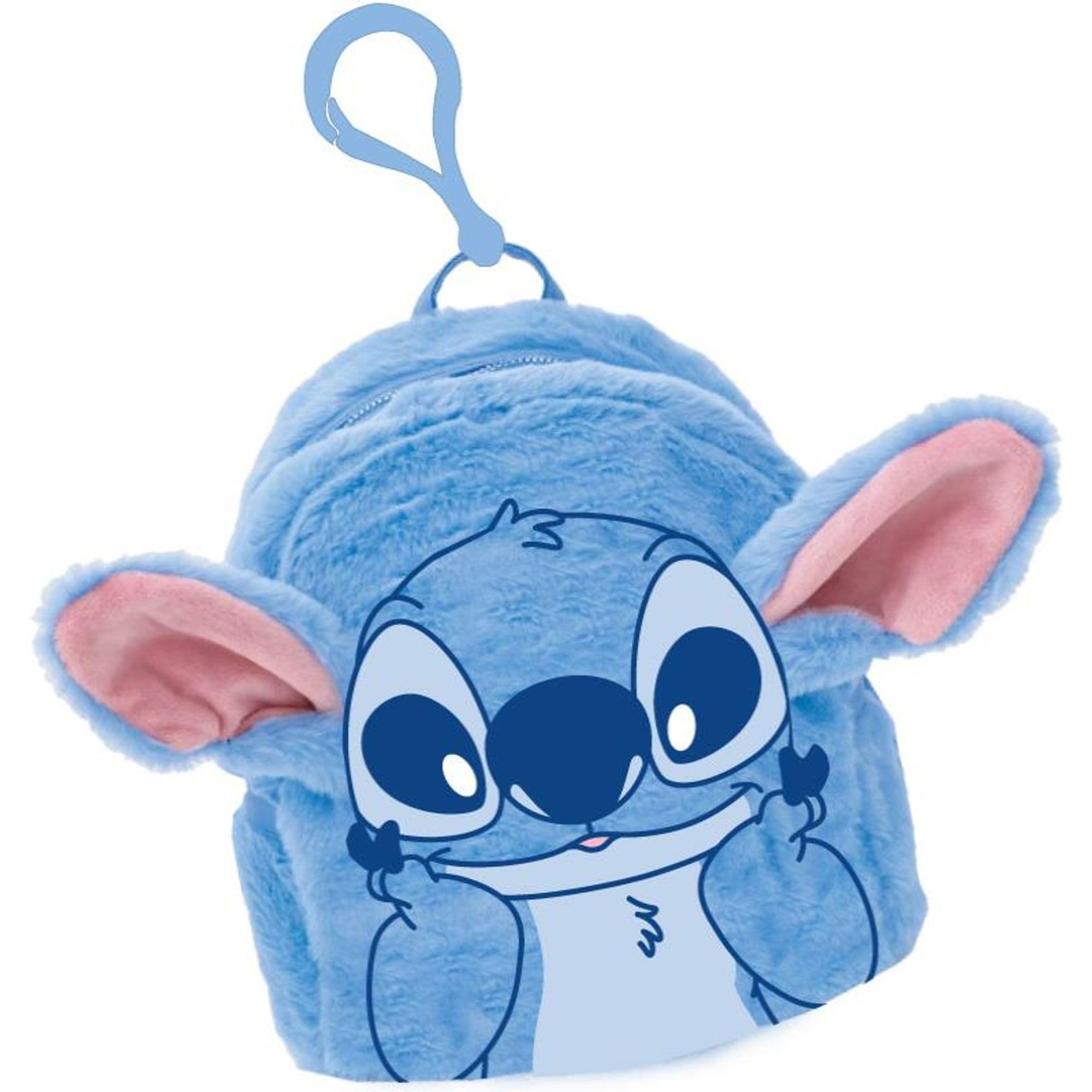 Stitch Plush Coin Purse – Children's Purse with Stitch Design in Padded Plush, Zip Closure and Format Ideal for Storing Coins, Keys or Small Treasures in Disney Style, Stitch, licence