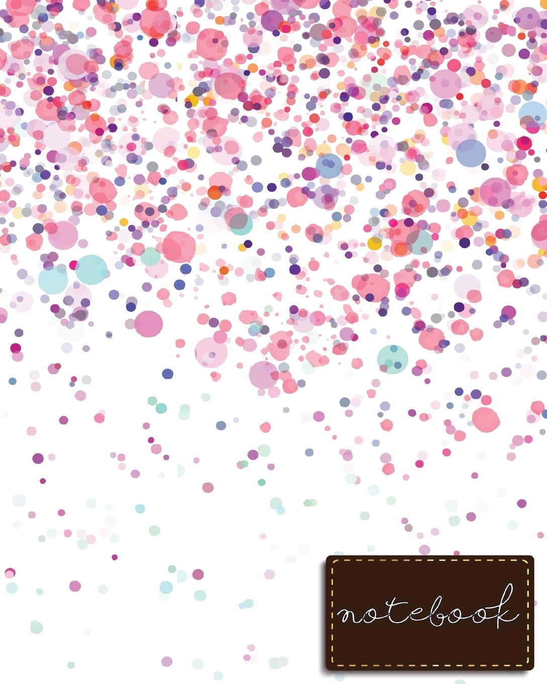 Notebook: Pink Notebook , size 8" x 10" , Ruled Journal Pretty Design: Volume 3 (Composition Notebook College Ruled)