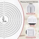 Silicone Baking Mat Non-Stick: Extra Large 91x61cm Pastry Mat for Rolling Dough - Baking Sheet with Measurement Guide for Kitchen - Heat-Resistant & Reusable Pizza/Fondant Accessories for Baker