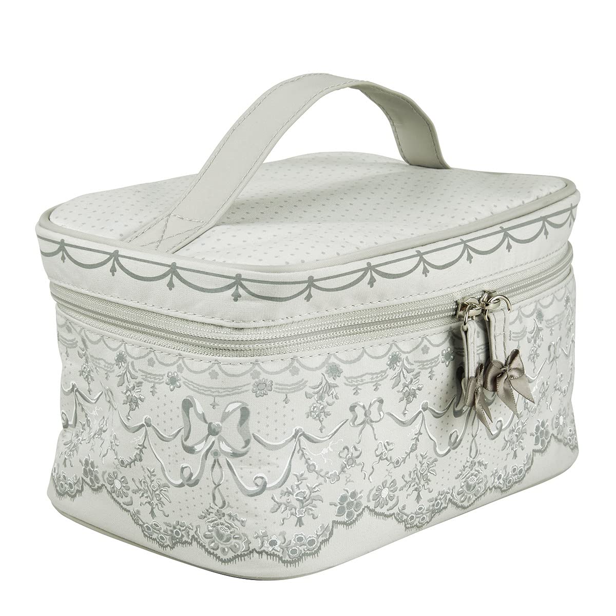 Mathilde M – Kosmetiktasche Mittelgroß, Mit Reißverschluss, 12,5 X 19 Cm, Nylon Mit Satin-Futter