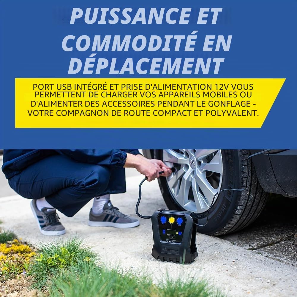 Michelin - 12266 - Gonfleur de Pneu Rapide à Haute Puissance