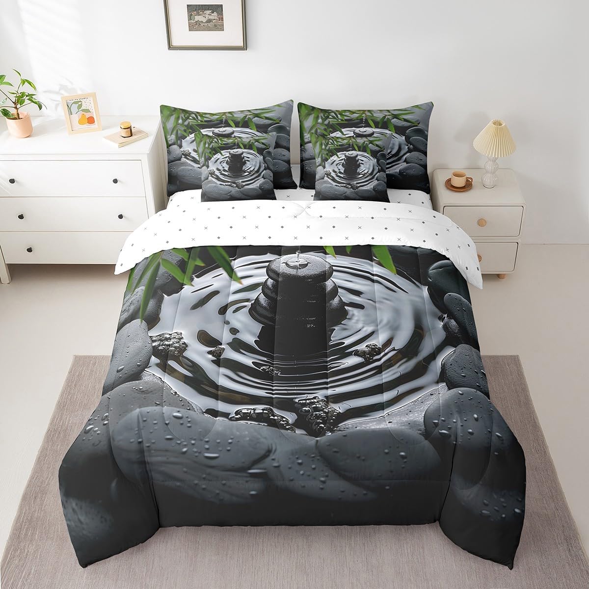 Feelyou Highland Cow Bed in a Bag Highland Cattle Queen Comforter Set with Sheets for Boys Girls Children Sunflower 7 Pieces Bedding Set Room Decor Farmhouse Bed Set
