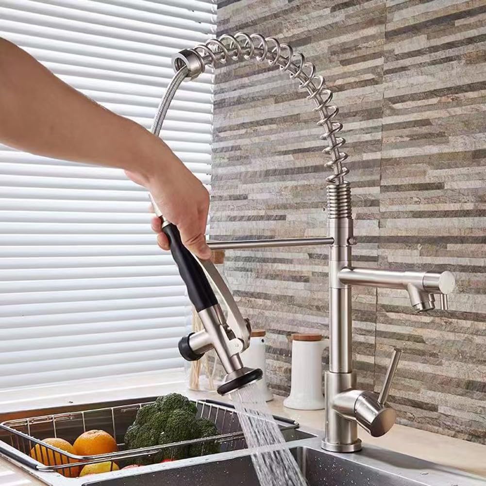 Pulvérisateur pré-rinçage pour évier de cuisine et vaisselle sans effort