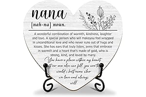 Nana Gifts from Grandchildren - Keepsake Heart for Mom or Grandma