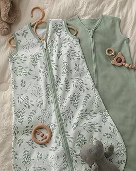 Yoofoss Baby Sleep Sack For 6-12 Months, 100% Cotton Baby Blanket With