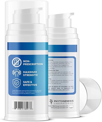 Miniatura 3 de ANDROGENESIS Gel de apoyo natural bajo en T  refuerzo T para hombres  recuperación muscular, potenciador de energía, envejecimiento saludable, azul