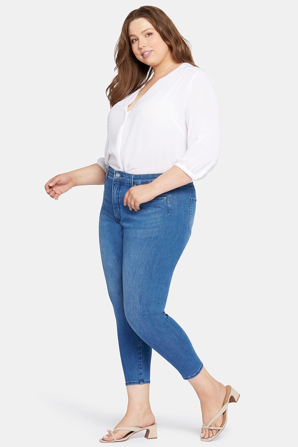 NYDJ Womens Le Silhouette Hr Ami Skinny - Image 5