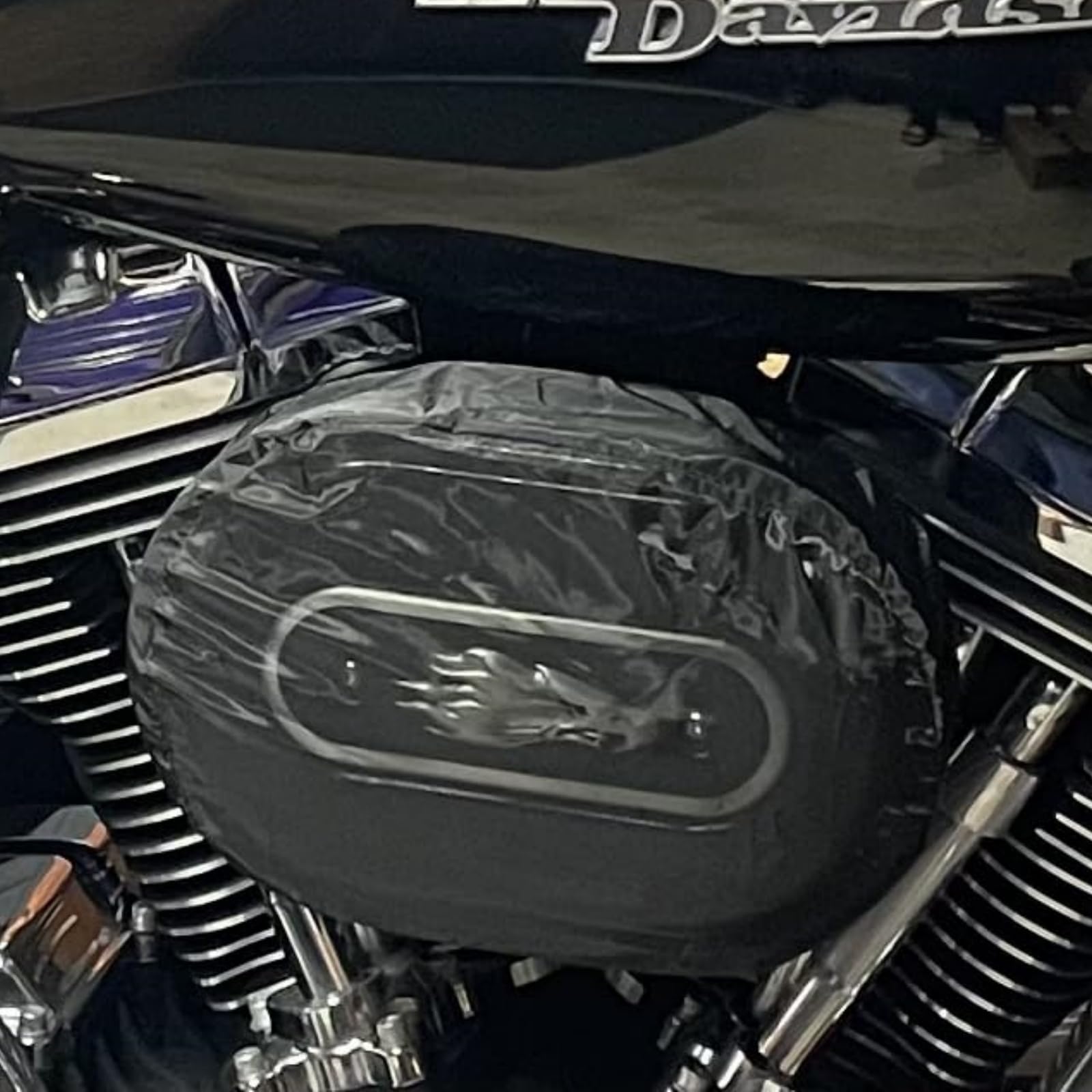 ハーレーダビットソン　エアクリーナカバー スムーズ・エアクリーナーカバー - Harley Davidson | アンバー