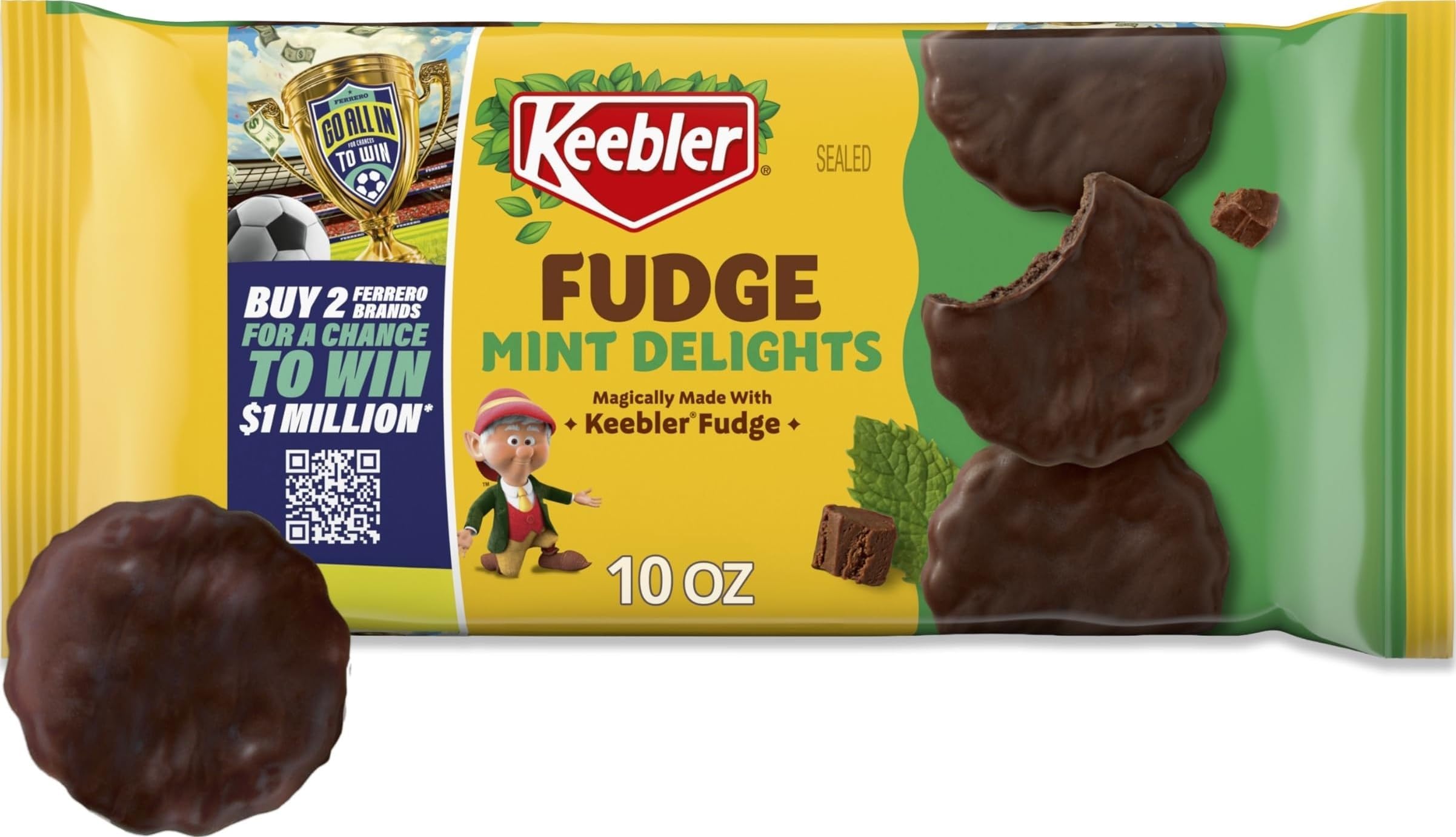 Keebler Grasshopper Mint Cookies, 10oz