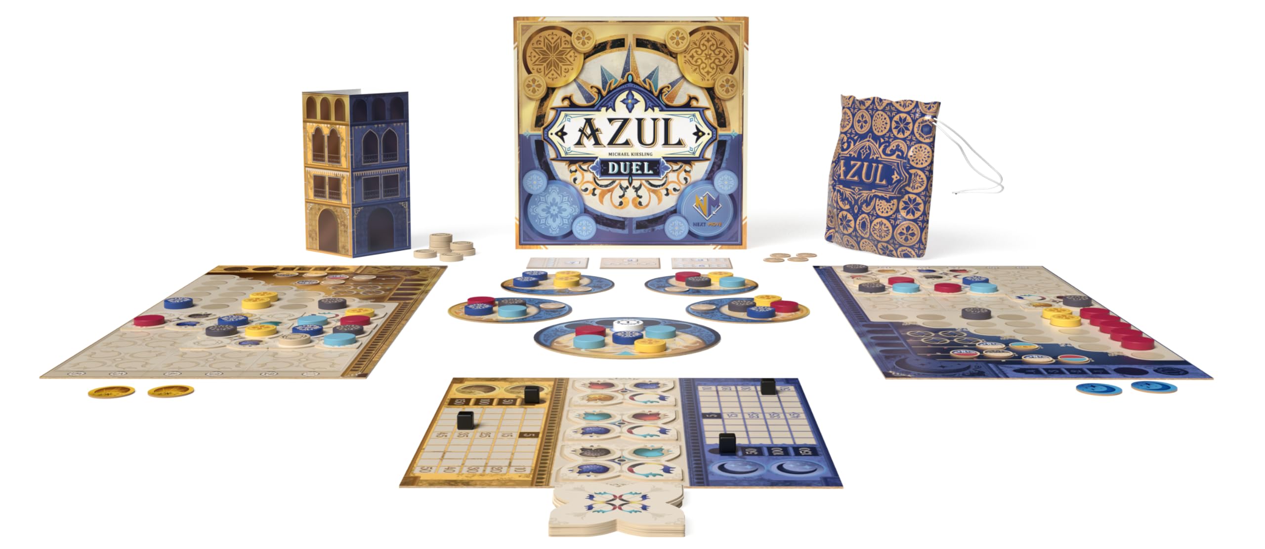 Asmodee Azul Duel, Italiano, Gioco da Tavolo Tattico per Due Giocatori,10+ Anni