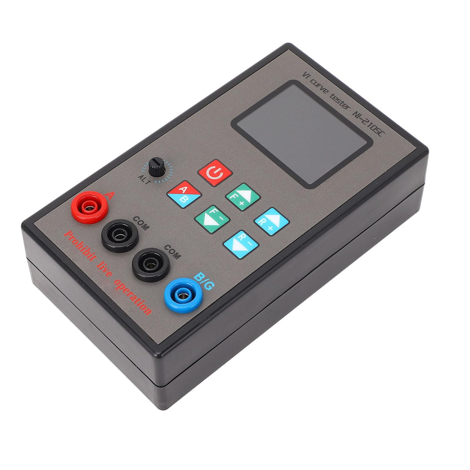 PUSOKEI Tester Curva VI, Schermo a Colori TFT da 2 Pollici, Tester per Circuiti Stampati a Doppio Canale, Analizzatore di Componenti Elettronici Multifunzionale con 18 Impostazioni di Frequenza, per