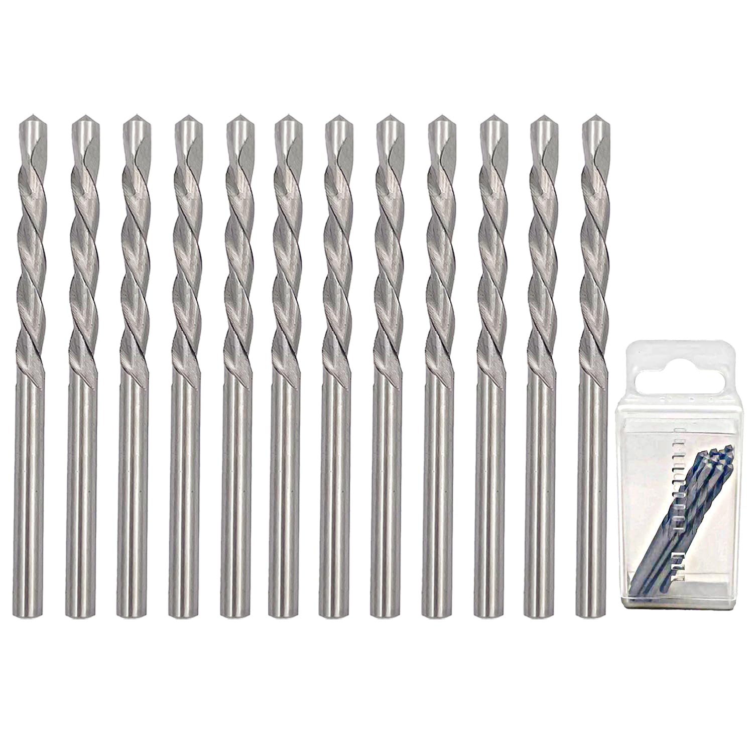 35 Pieces Drywall Cutting Tools 5/32 Inch Guide Point Cutting Bits,HSS65 Drill Bits, Cutting Drywall, Used for with Spiral Saw and Power Tools