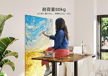 【新品未使用】Claiks 電動昇降デスク 幅100cm*奥行60cm Amazon | Claiks 昇降デスク 初心者向け スタンディングデスク