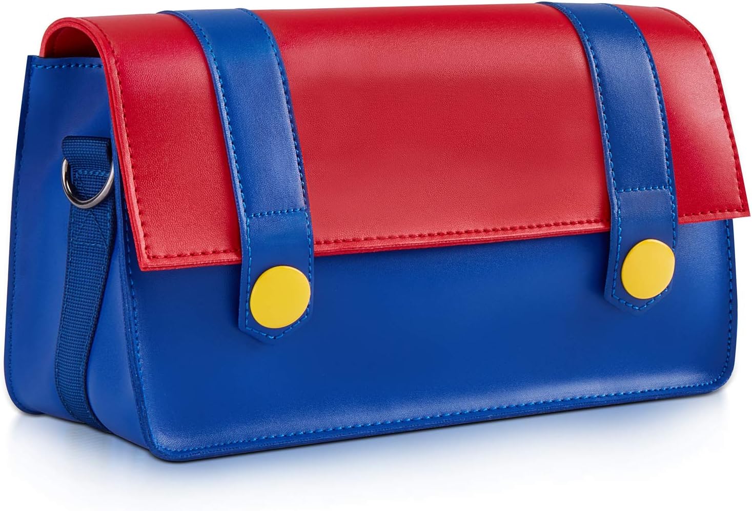 FUNLAB Switch Case Compatible with Nintendo Switch/Switch OLED, Cute Portable Switch Carrying Case with 12 Game Holders for Mario Fans