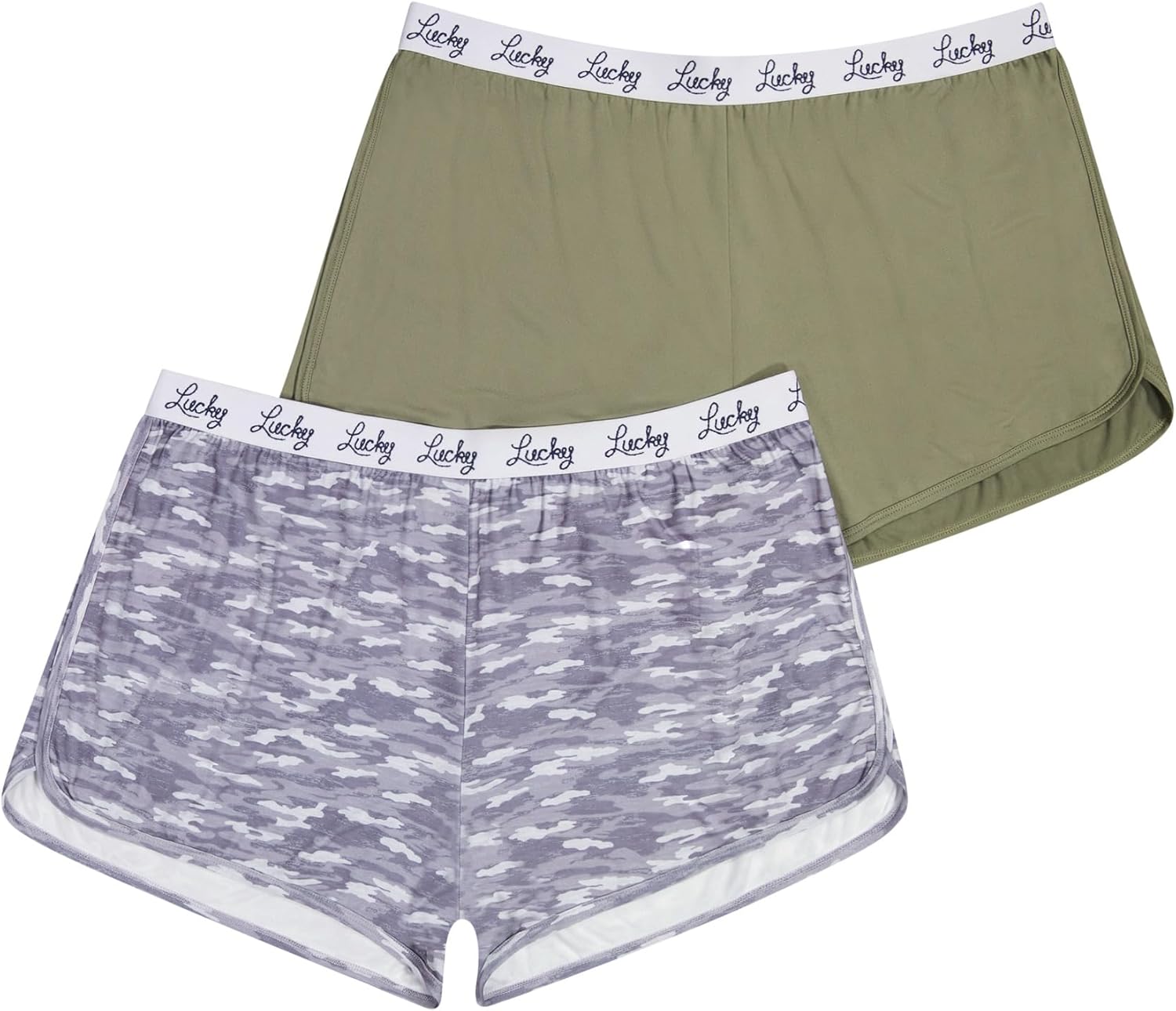 Lucky Brand Women's Pajama Bottoms – Ultra-Soft 2 Pack Sleep and Lounge Sweat Shorts, Cortos de Pijama para Mujer