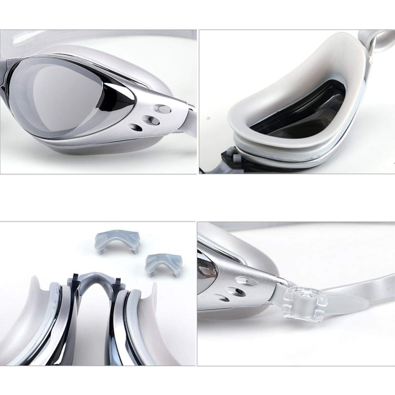 lunettes anti-buée, Lunettes de natation myopie, lunettes étanches antibuée, masque plongée for adultes et enfants