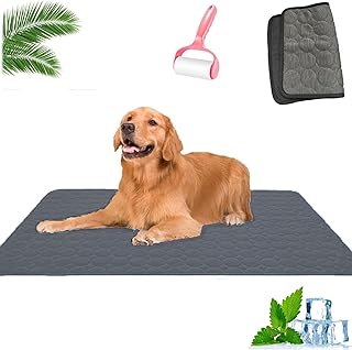 Alfombrilla refrescante Nordseepfote, alfombrilla refrescante autorefrescante for perros, almohadilla refrescante de verano, manta refrescante antideslizante, apta for gatos, perros y conejos.(B,40*30