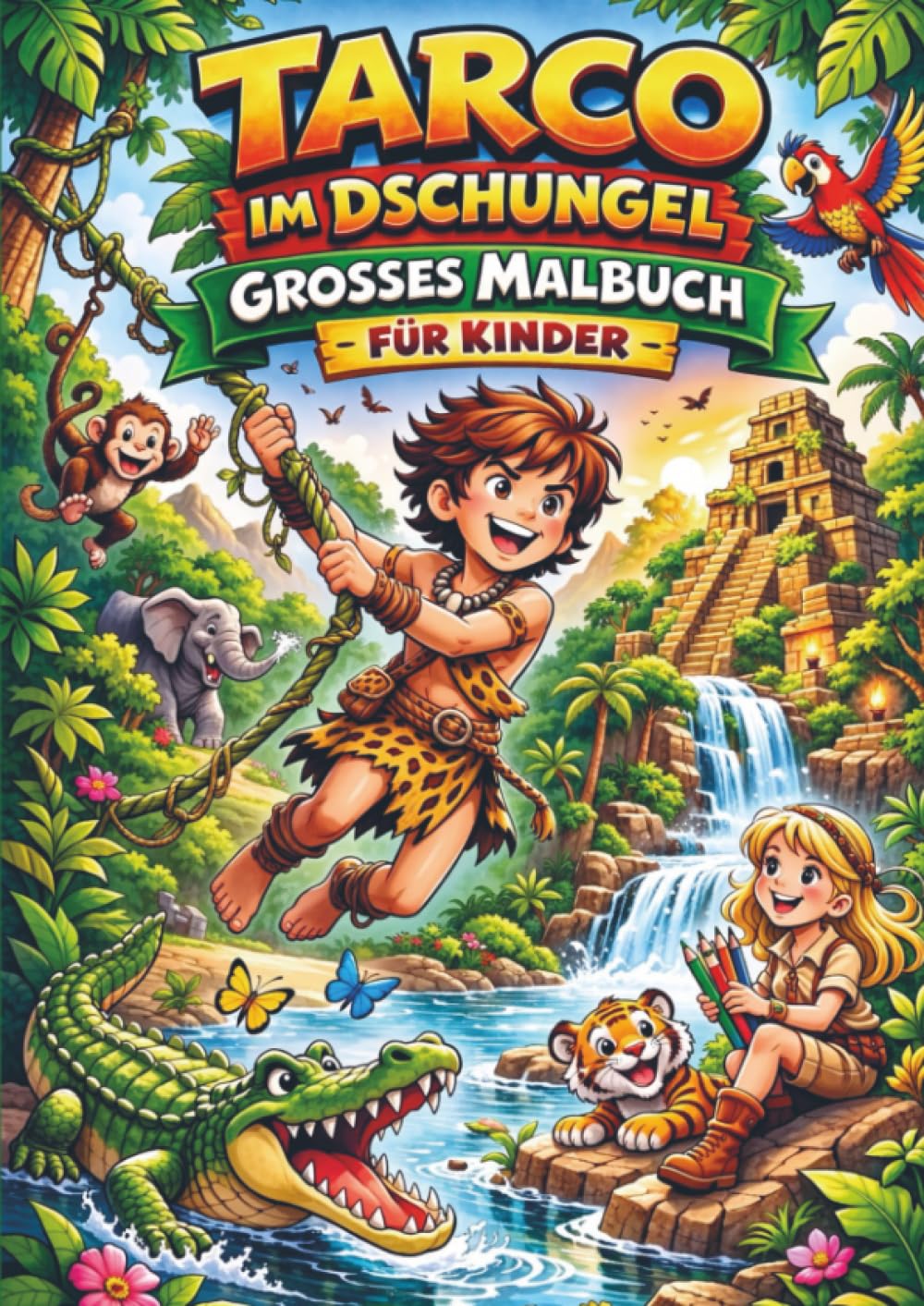 Malbuch, Tarco im Dschungel