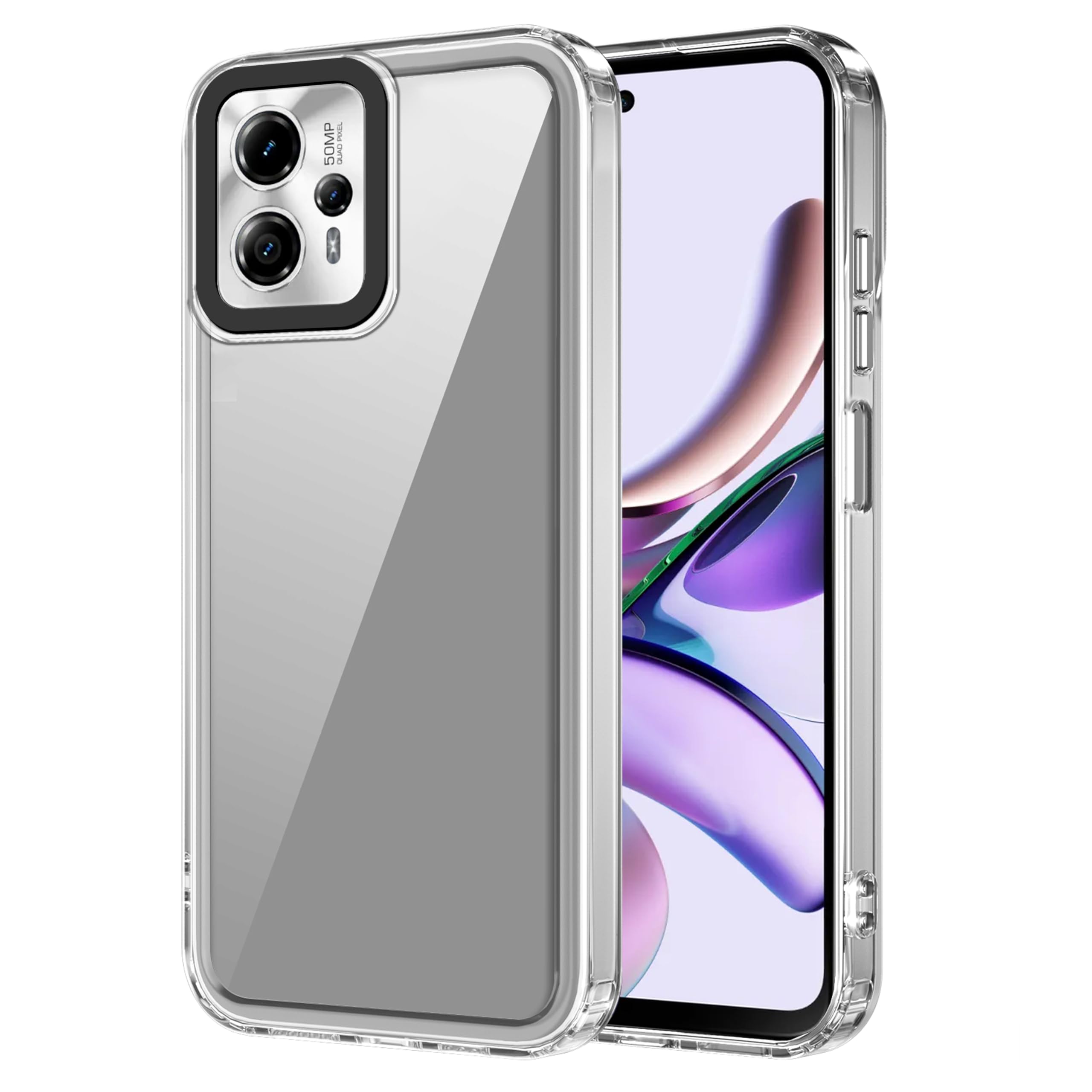Amazon Basics Back Case Cover for Motorola Moto G13 (TPU + PC_Transparent) (B0CSPC357J) Amazon Price History, Amazon Price Tracker