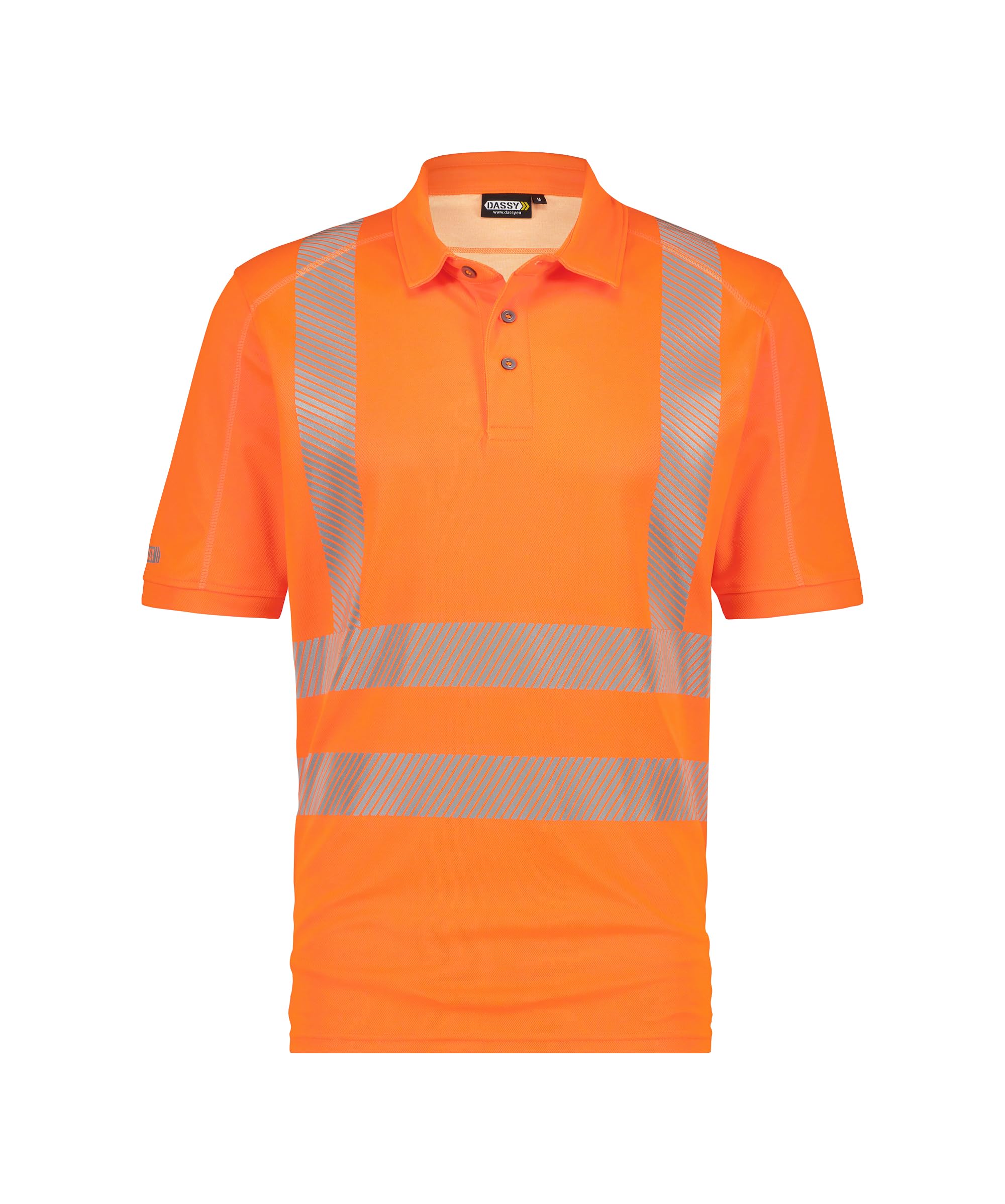 DASSY® Brandon Warnschutz UV-Poloshirt - Größe M - NEONORANGE