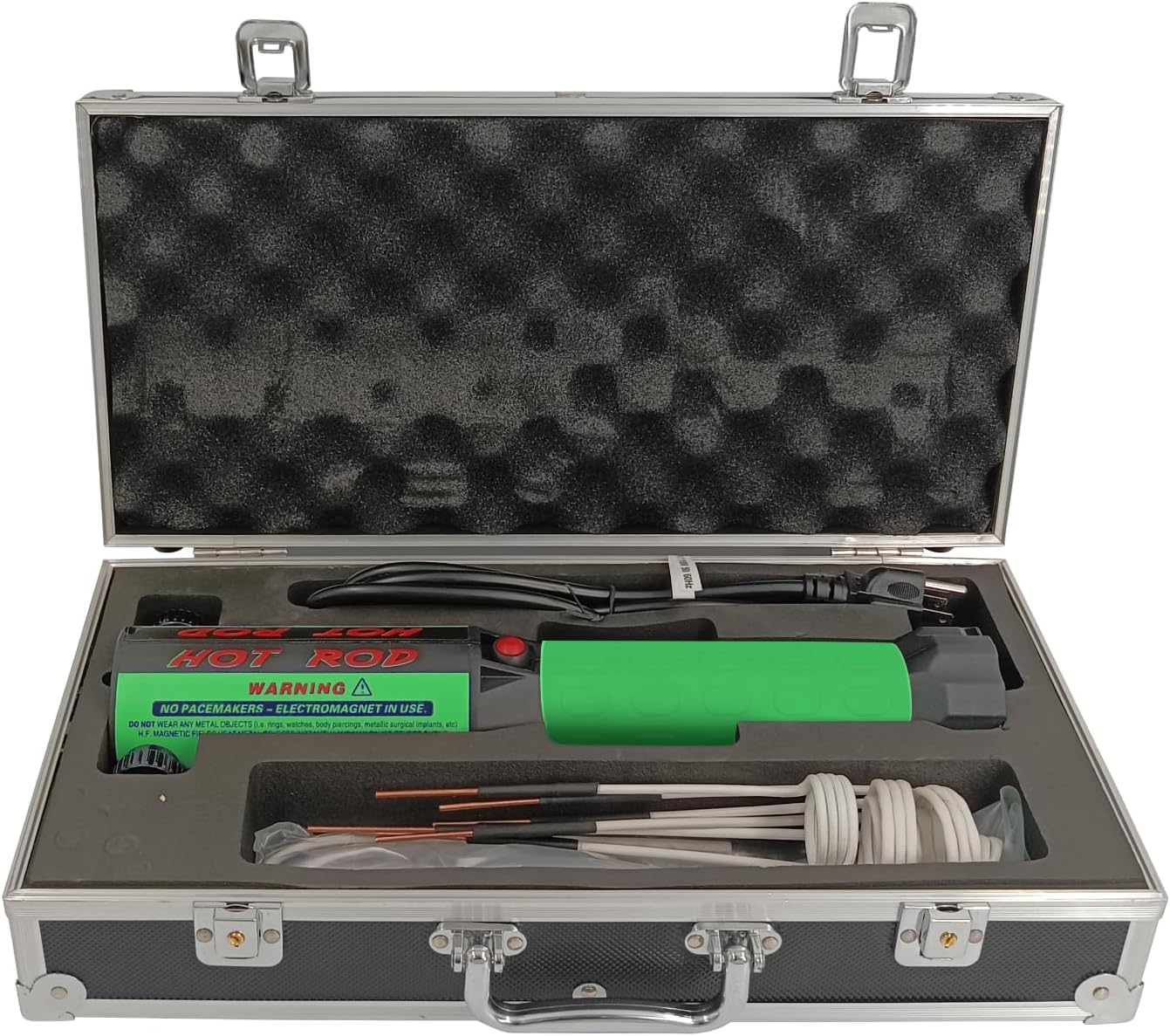 Solary Induction Heater Tool - 1200W 110V Hand Held Magnetic Induction Heater Tool with 12 Coils for Rusty Screw Removing(Green)