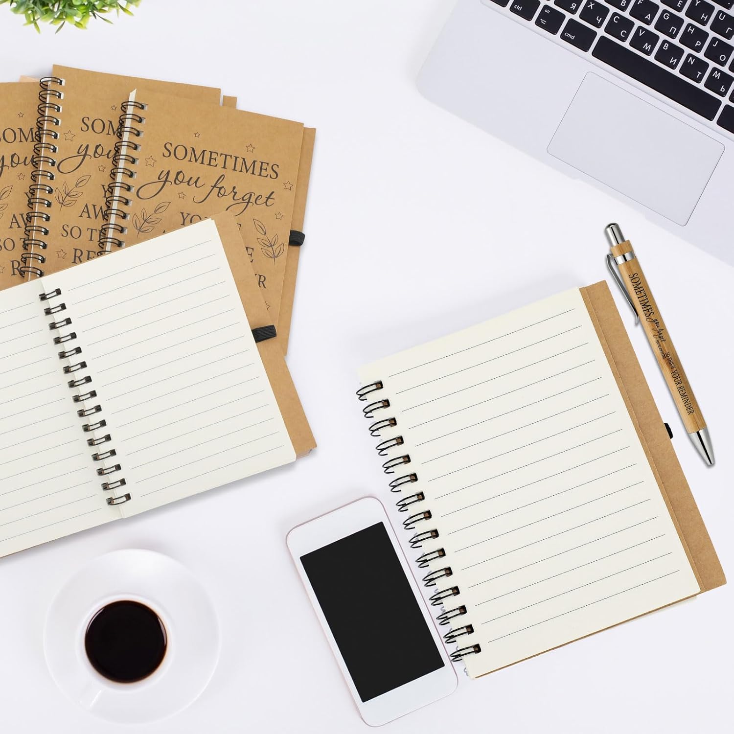 Yeaqee 100 Pcs Inspirational Gifts Set Include 50 Spiral Notebooks 50 Pens May You Be Proud of The Work You Do Motivational Thanks Gifts for Coworker Teachers Back to School(Motivational Style) - Image 2