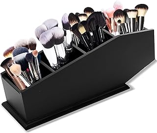 Soporte para brochas de maquillaje tipo ataúd...