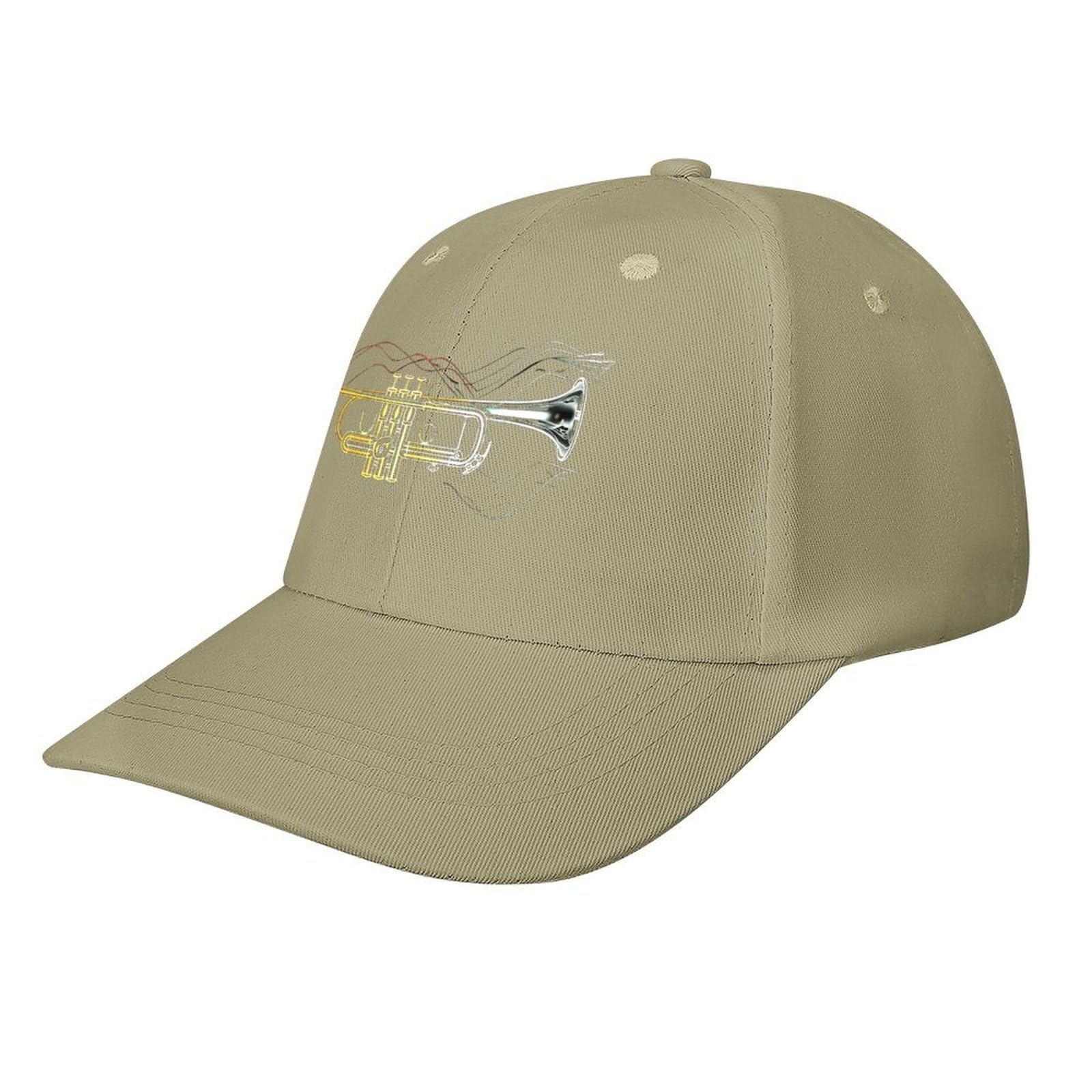 Trumpet Baseball Cap Personalised Trucker Hat Dad Cap Sports Sunhat Headwear Men Women