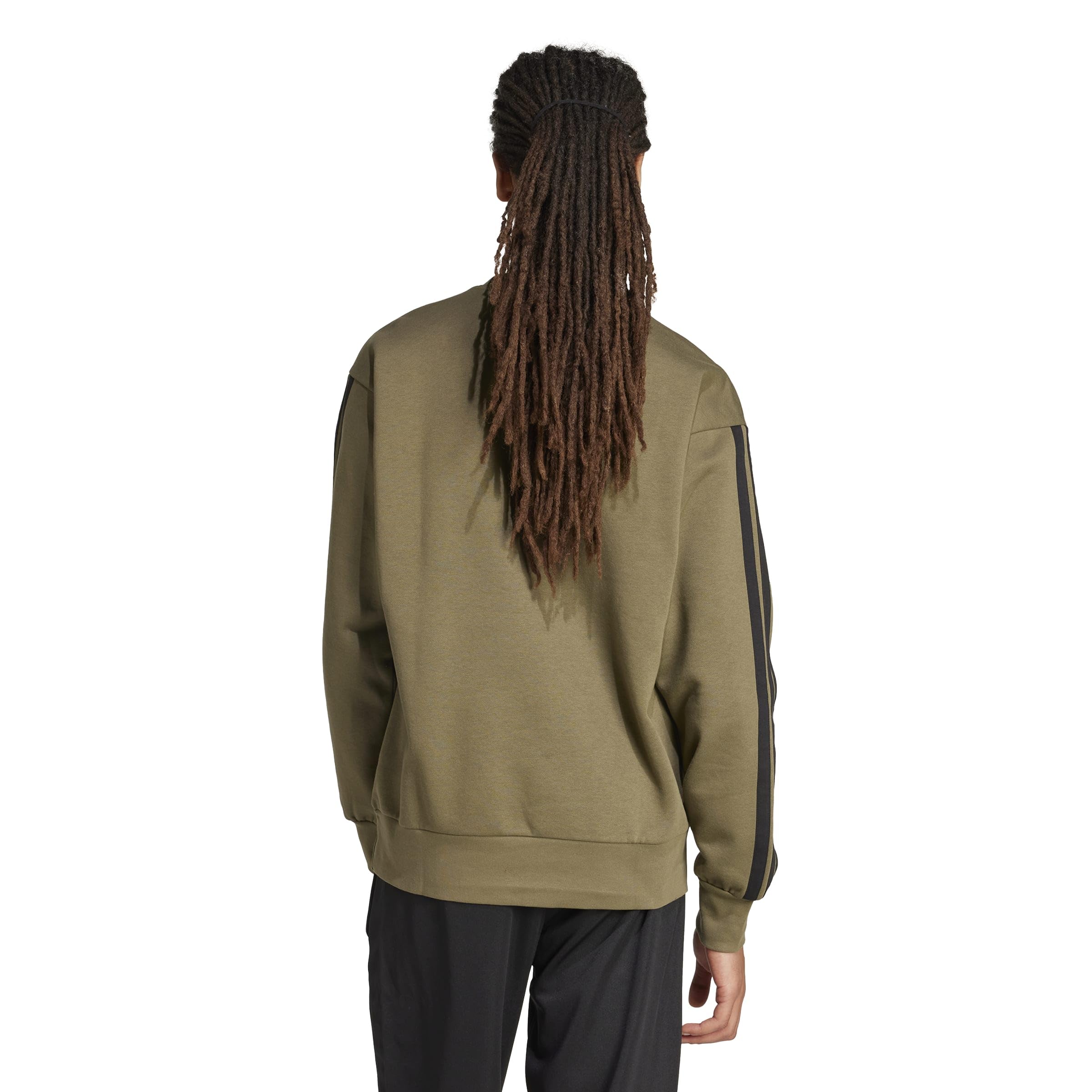adidas Herren Essential Three Stripes Fleece Kapuzenpullover (1er Pack)